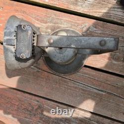 ANTIQUE 1920s Oxweld Model A Carbide Railroad Lamp GREEN LENS Stamped ID