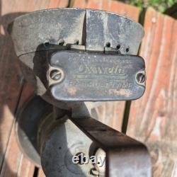 ANTIQUE 1920s Oxweld Model A Carbide Railroad Lamp GREEN LENS Stamped ID