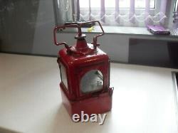 ANTIQUE RAILWAY LAMP LANTERN BY Lamp Manufacturers & Railway Supplies Dorking