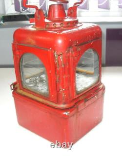 ANTIQUE RAILWAY LAMP LANTERN BY Lamp Manufacturers & Railway Supplies Dorking