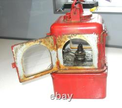 ANTIQUE RAILWAY LAMP LANTERN BY Lamp Manufacturers & Railway Supplies Dorking