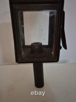 ANTIQUE RAILWAY Lantern Candle Lamp Phillips Fiveway Patent