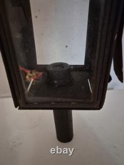 ANTIQUE RAILWAY Lantern Candle Lamp Phillips Fiveway Patent
