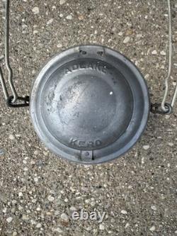 ANTIQUE SOU RY SOUTHERN RAILROAD LANTERN With RED RIBBED GLOBE NICE