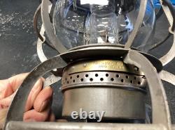 ARMSPEAR MFG 1889 RAILROAD LANTERN WithEMBOSSED SOUTHERN Ry GLOBE & UNUSUAL BURNER