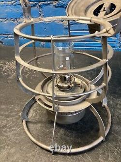 ARMSPEAR MFG 1889 RAILROAD LANTERN WithEMBOSSED SOUTHERN Ry GLOBE & UNUSUAL BURNER