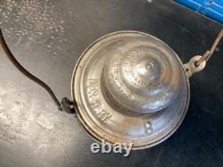 ARMSPEAR PHILADELPHIA & READING RAILROAD LANTERN WithEMBOSSED P. &R. Ry RED GLOBE