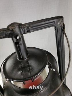 ATQ Dietz Trackwalker Kerosene Railroad Lantern w Rear Red A