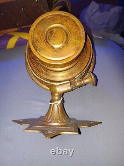 Adams And Westlake Railroad Wall Sconce Antique Brass Oil Lamp