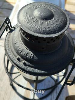 Adams & Westlake Adlake B&M RR Boston & Maine Railroad Lantern Embossed Globe