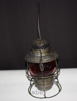 Adams & Westlake Co. Railroad Lantern Red Globe Adlake Kero 3-41 1921-1923