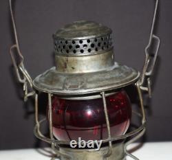 Adams & Westlake Co. Railroad Lantern Red Globe Adlake Kero 3-41 1921-1923