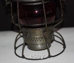 Adams & Westlake Co. Railroad Lantern Red Globe Adlake Kero 3-41 1921-1923