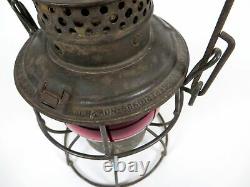 Adams & Westlake DL&W RR Deleware Lackawanna Western Railroad Lantern Red ADLAKE