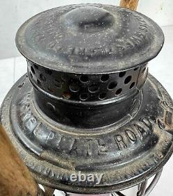 Adams & Westlake Nickle Plate Road Spelled Out Railroad Lantern Custom Bail