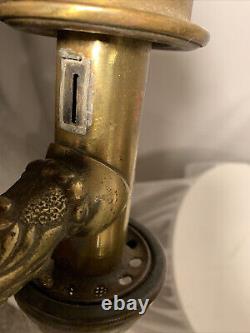 Adams & Westlake Parlor Car Acme Burner Chandelier Railroad Lamp section Dayton