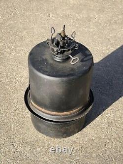 Adams & Westlake Railroad Switch Lamp Pinch Pot Santa Fe Fount Adlake Lantern
