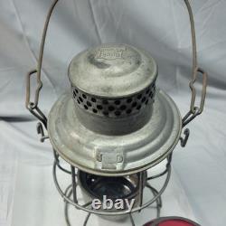 Adams and Westlake Rock Island Railroad Lantern Red 1923 Pats Pending Excellent