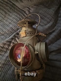 Adams and Westlake company railroad lantern s46668 patent 1905 great Britain