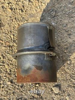 Adlake ATSF Santa Fe Railroad Switch Lamp Pinch Pot Fount Fuel Tank Kero