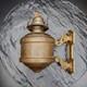 Adlake Adams Westlake Railroad Lantern Oil Lamp Brass Wall Mount Sconce Chicago