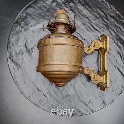 Adlake Adams Westlake Railroad Lantern Oil Lamp Brass Wall Mount Sconce Chicago