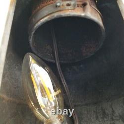 Adlake Chicago Non Sweating Antique Railroad Lamp Yellow Lantern Single Lens PRR