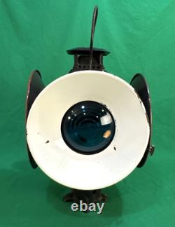 Adlake-Chicago Pennsylvania RR Non-Sweating Railroad Kerosene 4-way Signal Lamp