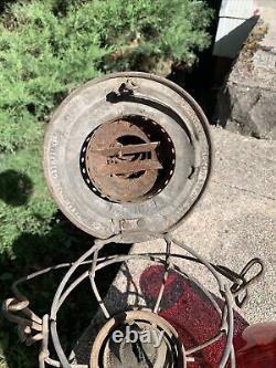 Adlake Erie Railroad Lantern WithRed Cast Globe