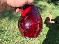 Adlake Erie Railroad Lantern WithRed Cast Globe