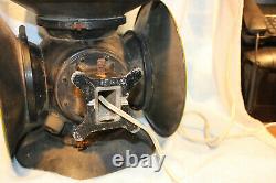 Adlake Four Lens Railroad Switch Lantern Electrified