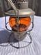 Adlake Gmo Railroad Kerosene Lantern Amber Glass Great Shape