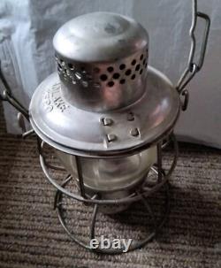 Adlake Kero 300 Railroad Lantern with Clear Globe, Unfired Burner, EXC COND