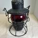 Adlake Kero Penn Central Railroad Lantern Red Globe Vintage Train Lamp