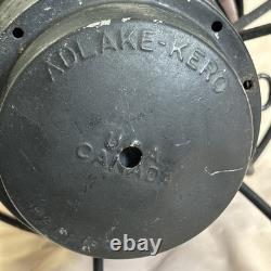 Adlake Kero Penn Central Railroad Lantern Red Globe Vintage Train Lamp