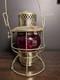 Adlake Kero Railroad Lantern AT & SF Red Etched Globe