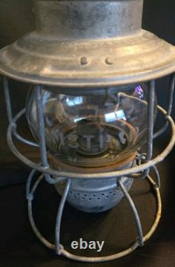 Adlake Kero Railroad Lantern No. 1 CH. ST. P. &D. C. McAdams Western Ry Pat 1923
