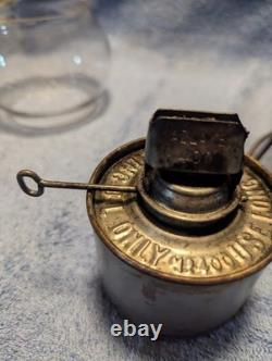 Adlake Kero Railroad Lantern RAYO Clear N&W Embossed Globe Norfolk & Weste