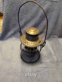 Adlake Kero Railroad Lantern RAYO Clear N&W Embossed Globe Norfolk & Weste