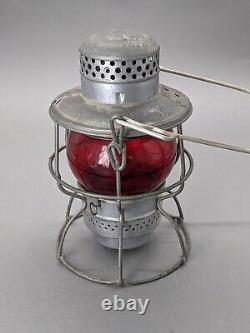 Adlake Kero Soo Line Railroad Lantern with Red Globe