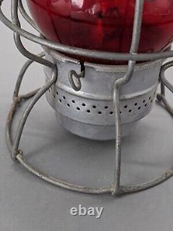 Adlake Kero Soo Line Railroad Lantern with Red Globe