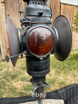 Adlake Non-Sweating Lamp Chicago Antique Railroad Train Lantern