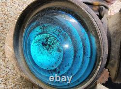 Adlake Non Sweating Lamp Chicago Railroad 4 lens Switch Signal Lantern ORIGINAL