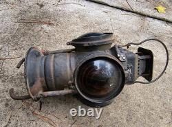 Adlake Non Sweating Lamp Chicago Railroad 4 lens Switch Signal Lantern ORIGINAL