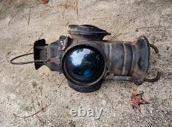 Adlake Non Sweating Lamp Chicago Railroad 4 lens Switch Signal Lantern ORIGINAL