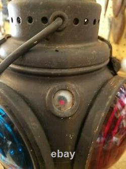Adlake Non Sweating Lamp Chicago Railroad Train Switch Lantern Antique