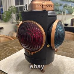 Adlake Non-Sweating Oil Railroad Signal Lamp Chicago Antique