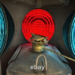 Adlake Non-Sweating Oil Railroad Signal Lamp Chicago Antique