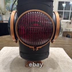 Adlake Non-Sweating Oil Railroad Signal Lamp Chicago Antique