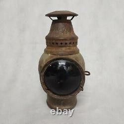 Adlake Non Sweating Railroad Lamp 1 Way Red Dome 2543WS Balance Draft